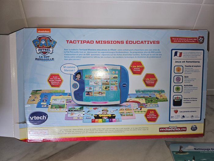 Tablette éducatif, vtech, paw patrol, jeux ludique, fiche d'activité - photo numéro 6