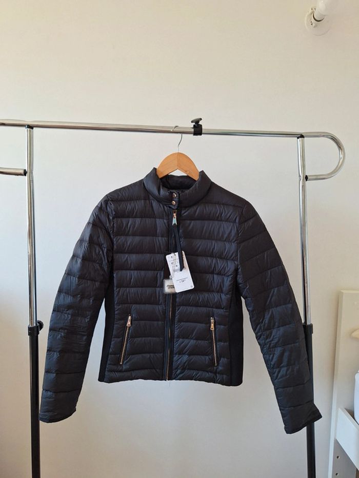 Veste doudoune Zara noir femme M - photo numéro 4