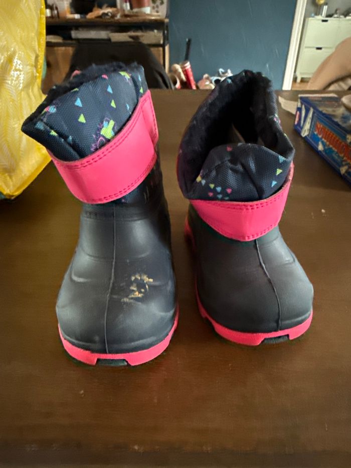 Bottes neige bébé fille