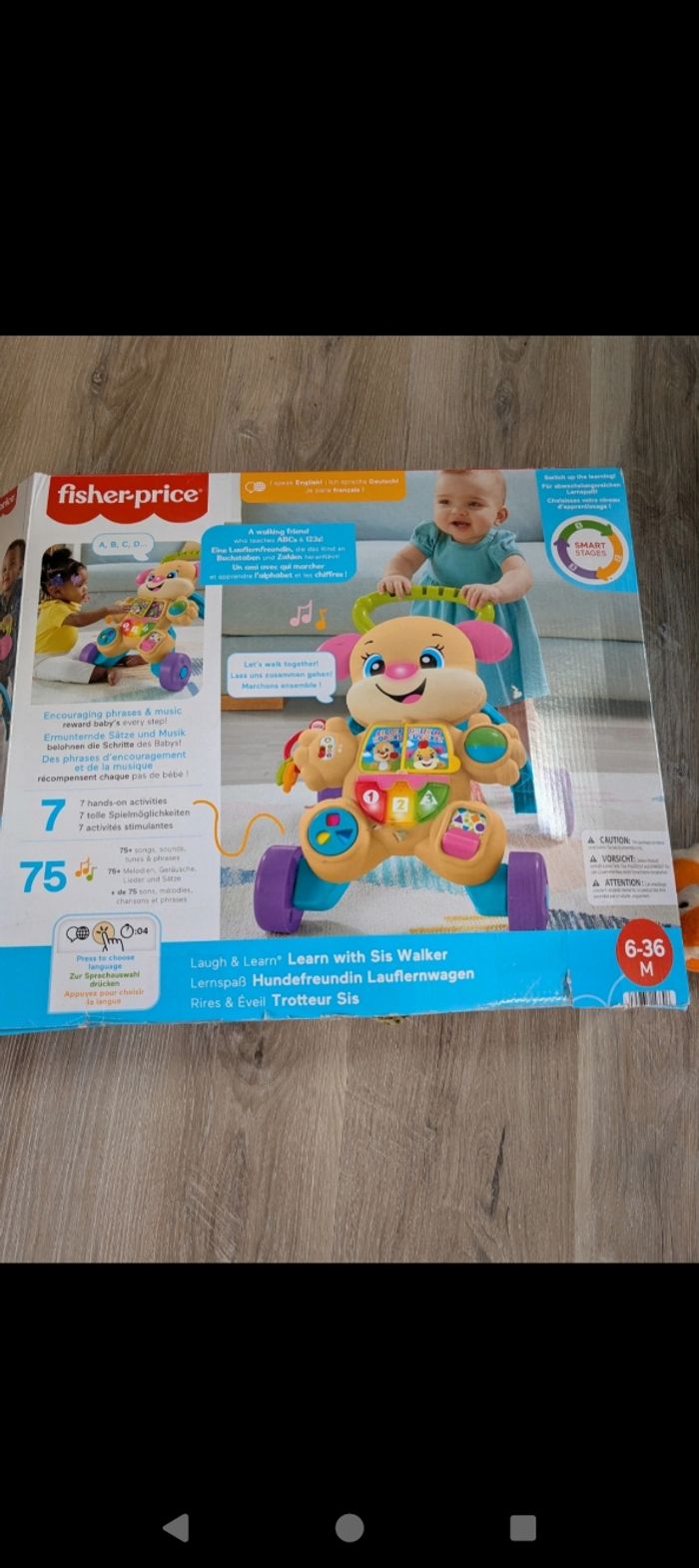 Trotteur de marche interactif