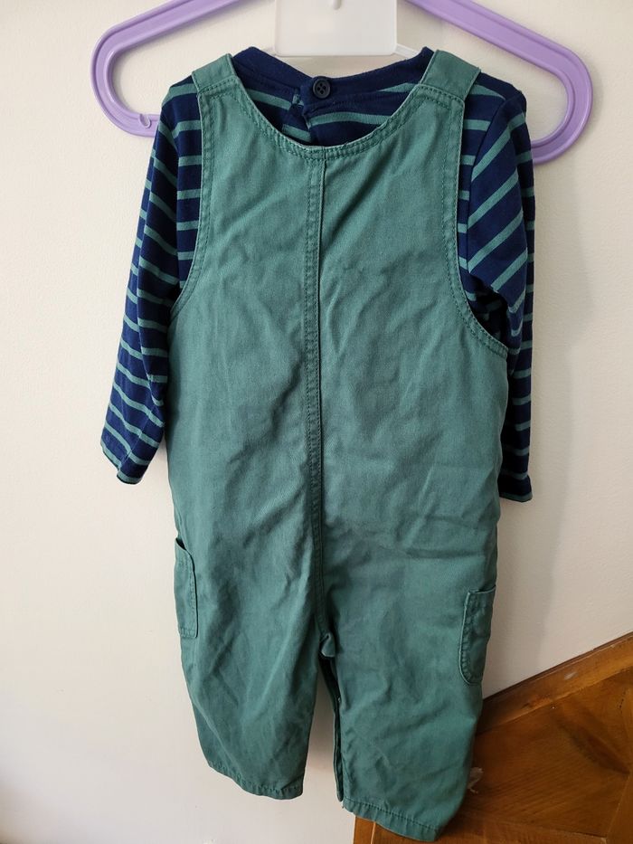 Ensemble salopette + Tee-shirt manches longues - photo numéro 3