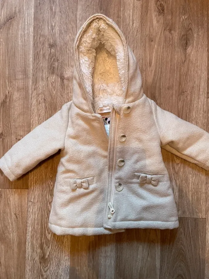 Manteau fille orchestra 9 mois + 1 cadeau