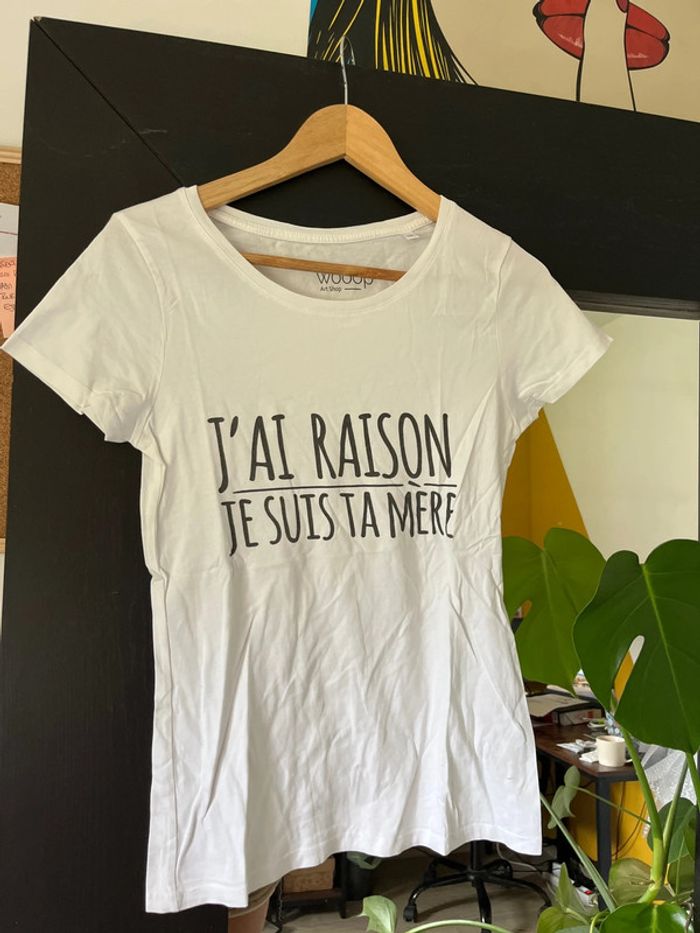 T shirt avec inscription
