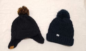 Lot bonnet chapka pompon 9 12 mois