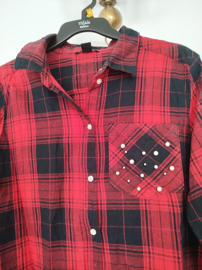 Chemisier avec décors de perles, neuf ! Taille 44 - photo numéro 3