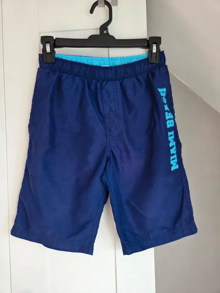Short bermuda de bain enfant garçon taille 14 ans - photo numéro 1