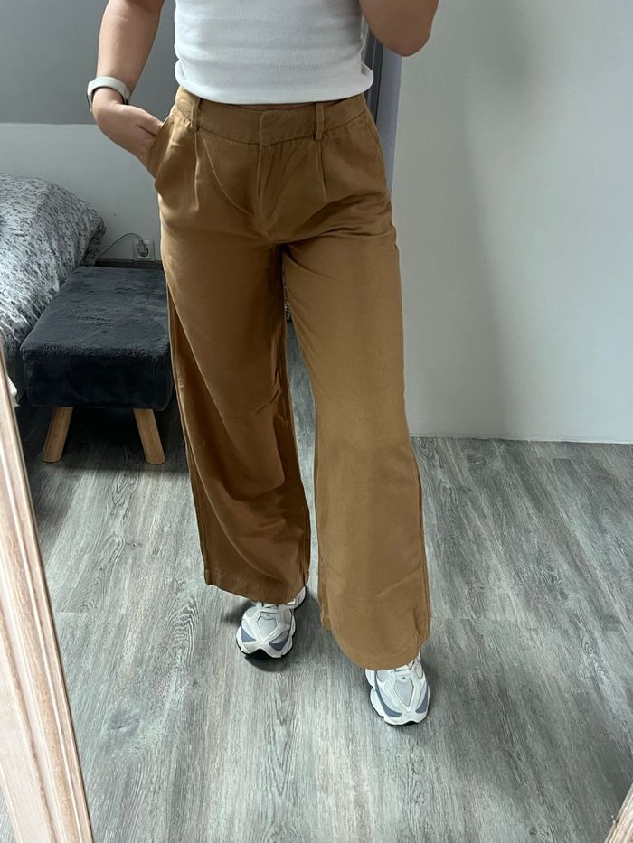 Pantalon fluide marron – Camaïeu - photo numéro 10
