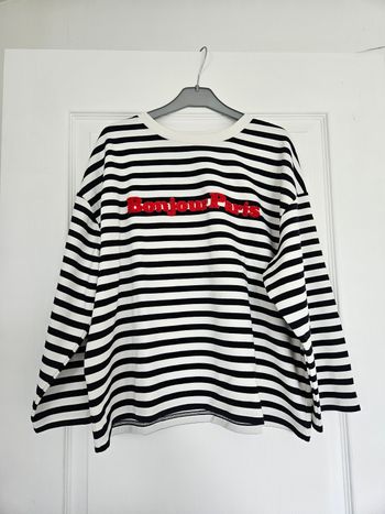 Sweat style marinière taille M