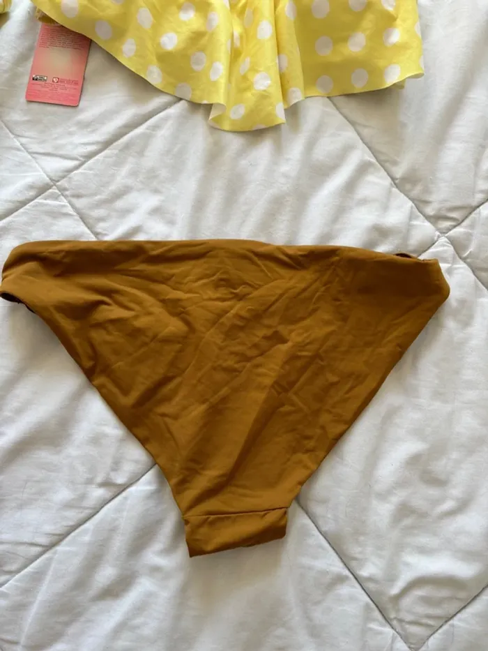 Lot 4 maillots haut bas ensemble bikini Penti ardene jaune rose marron taille M/38 neuf - photo numéro 10