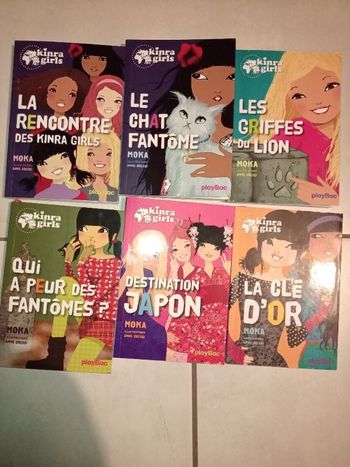 Lot de 6 premiers tomes kinra girls