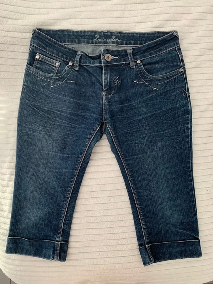 Pantacourt en denim