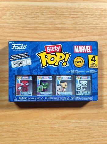 Pack Funko Bitty Pop! Marvel - 4 Figurines dont 1 RARE CHASE