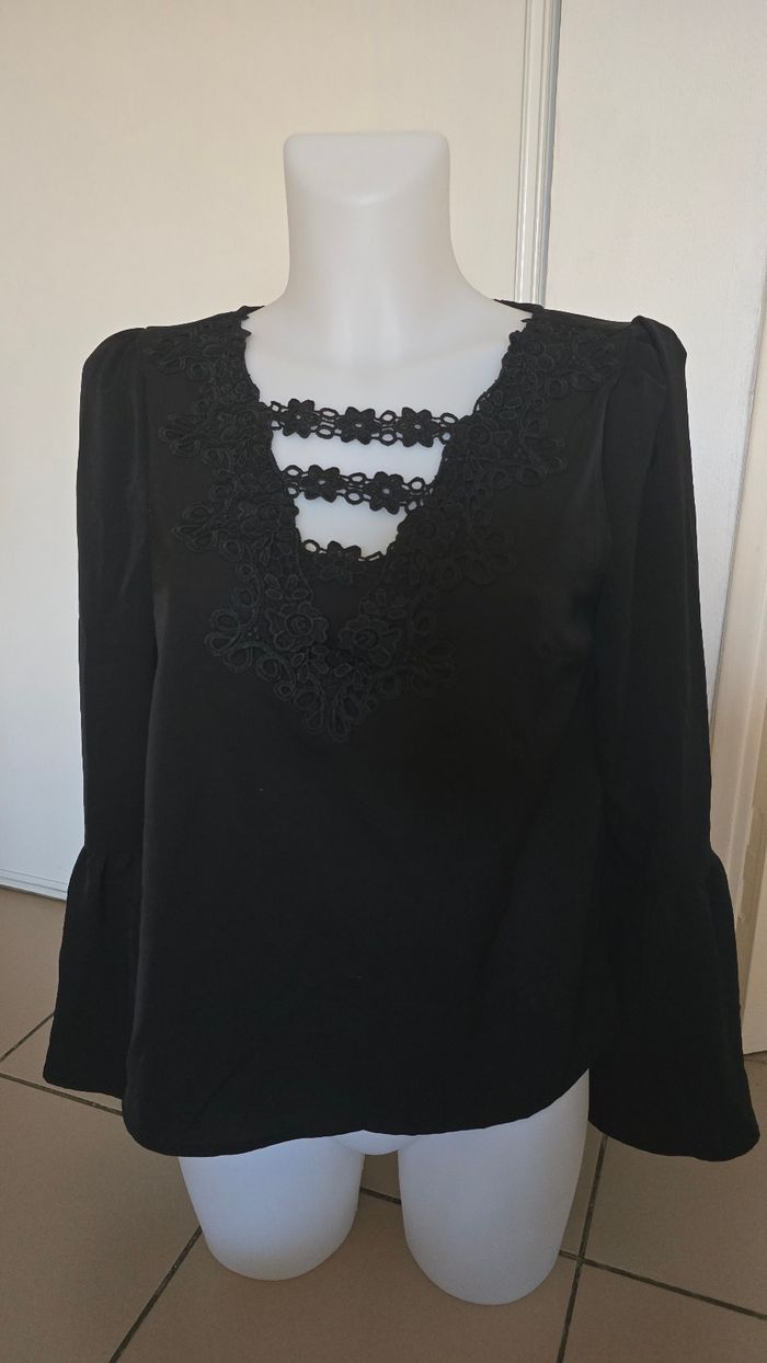 Blouse noire shein taille s