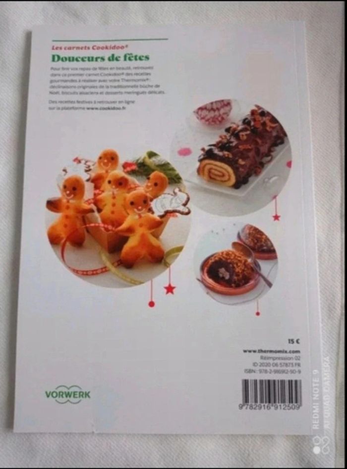 coffret buche noel : livre recette + moule inox - photo numéro 4