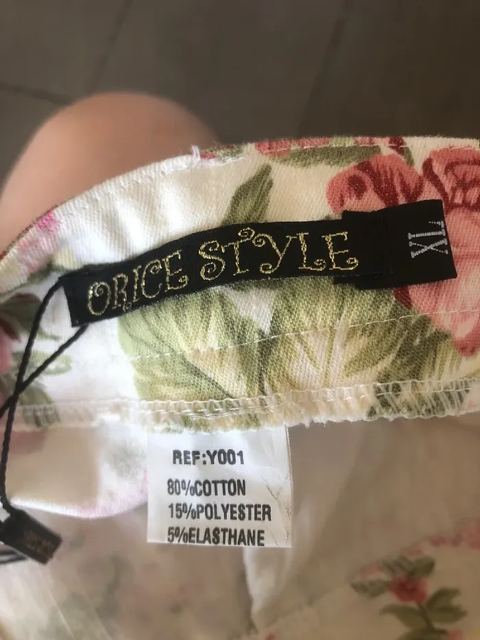 Pantalon à fleurs T42 femme 👖🌺 - photo numéro 4