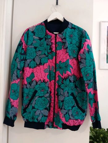 Blouson en coton multicolore taille 42