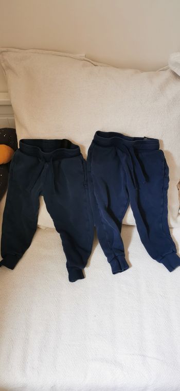 lot 2 jogging H&M bleu marine