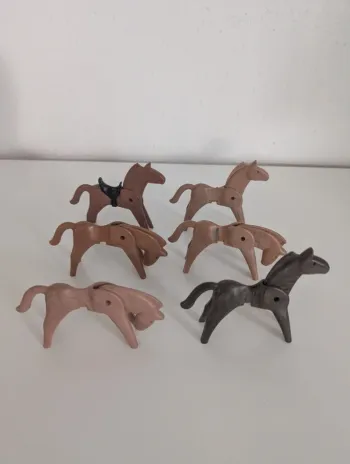 Playmobil lot animaux chevaux vintage