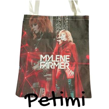 Tote bag sac cabas Mylène Farmer 