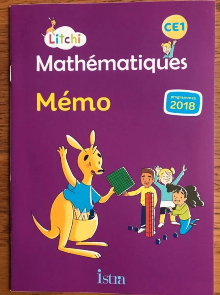 Litchi Mathématiques CE1 - Fichier élève + Mémo - Ed. 2019 - photo numéro 2