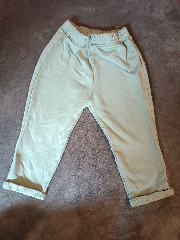 Pantalon vert sauge