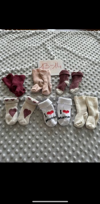 Lot de 6 paires de chaussette en taille 13 - 14
