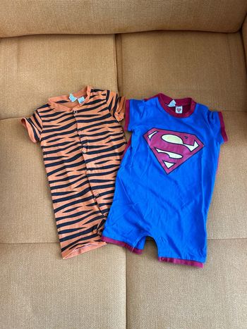 Lot de 2 combinaisons 6 mois