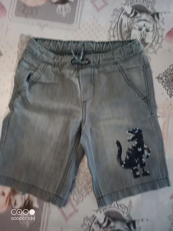 Short sequins réversibles petit garçon
