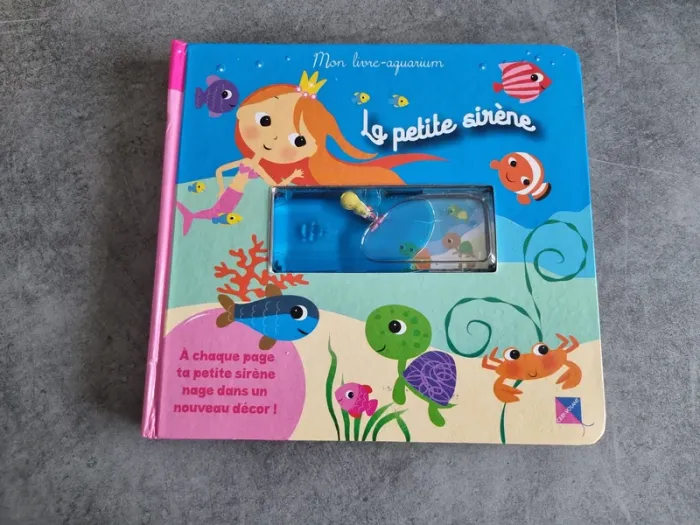 La petite sirène - mon livre aquarium