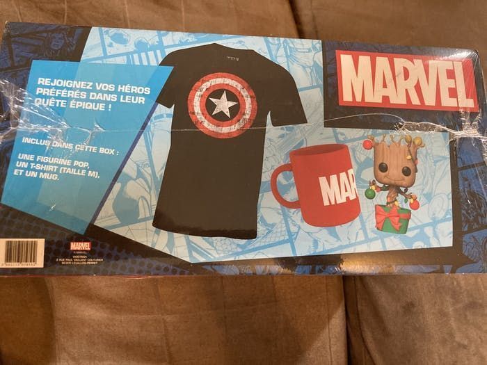 Box Marvel édition limitée pop groot incluse