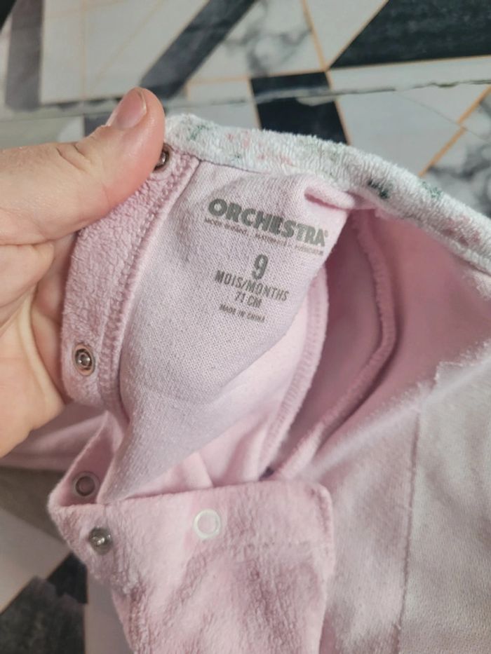 Pyjama hiver fille 9 mois 71 cm - photo numéro 4