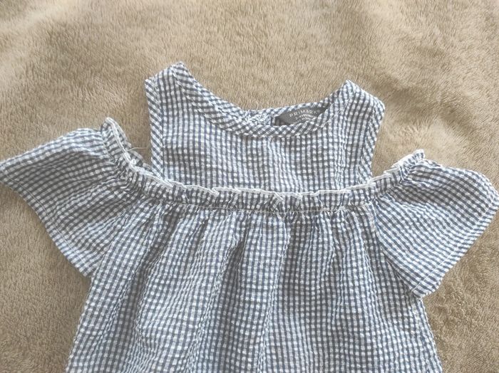 Haut été vichy fille 3/4 ans 104 cm - photo numéro 3