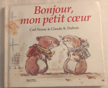 livre "bonjour mon petit coeur"