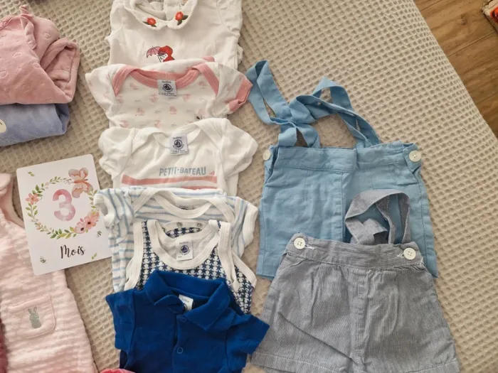 Lot vêtements bébé 3 mois - photo numéro 2