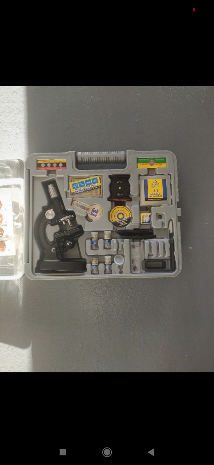 Microscope set Deluxe micro science
