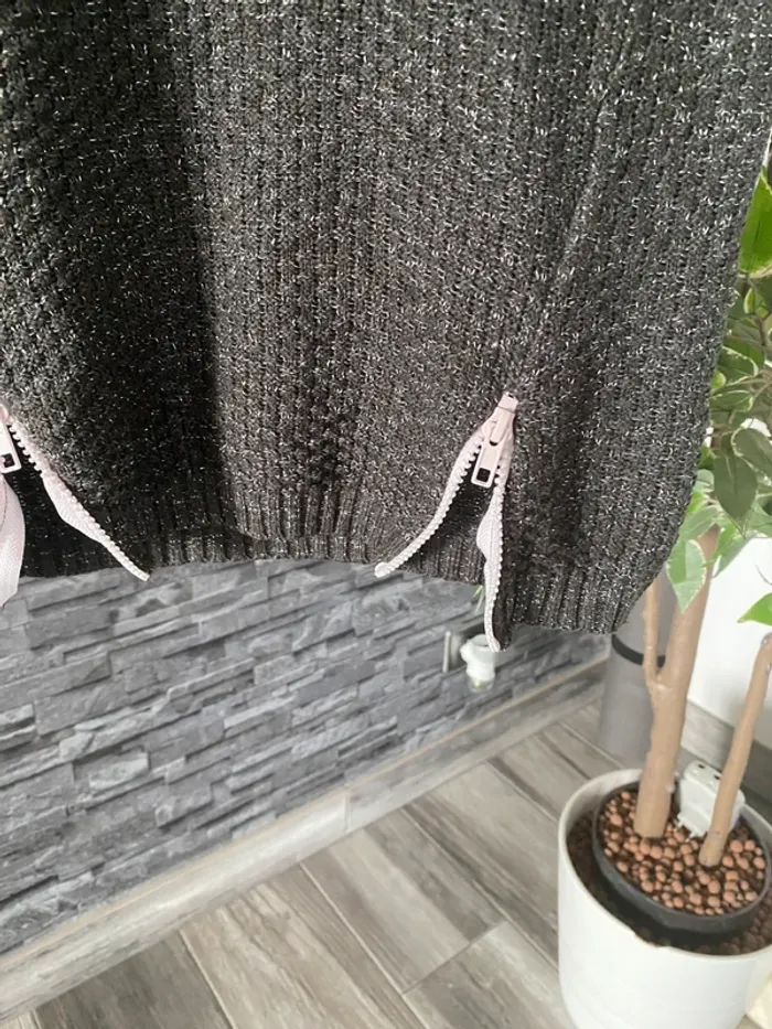 🩶🎀Sublime Robe pull  “Le Petit Marcel” Longue manche fille – Look cosy chic🎀🩶 - photo numéro 4