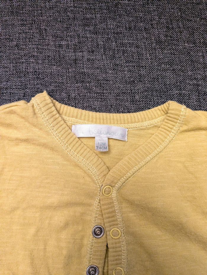 Lot de 3 pyjamas léger été - 12 mois - Multimarques - très bon état - photo numéro 3