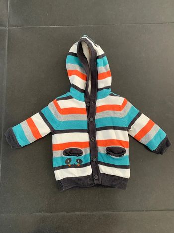Veste/ gilet double velours 3 mois ou 12 mois