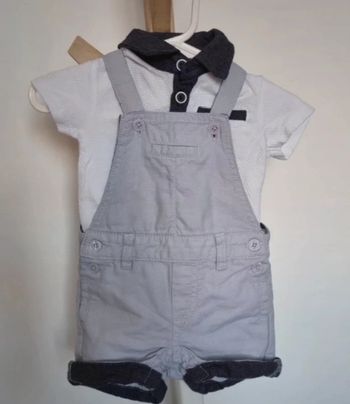 Ensemble combi T-shirt 3 mois