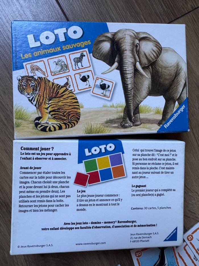 Loto des animaux sauvages Ravensburger - photo numéro 4