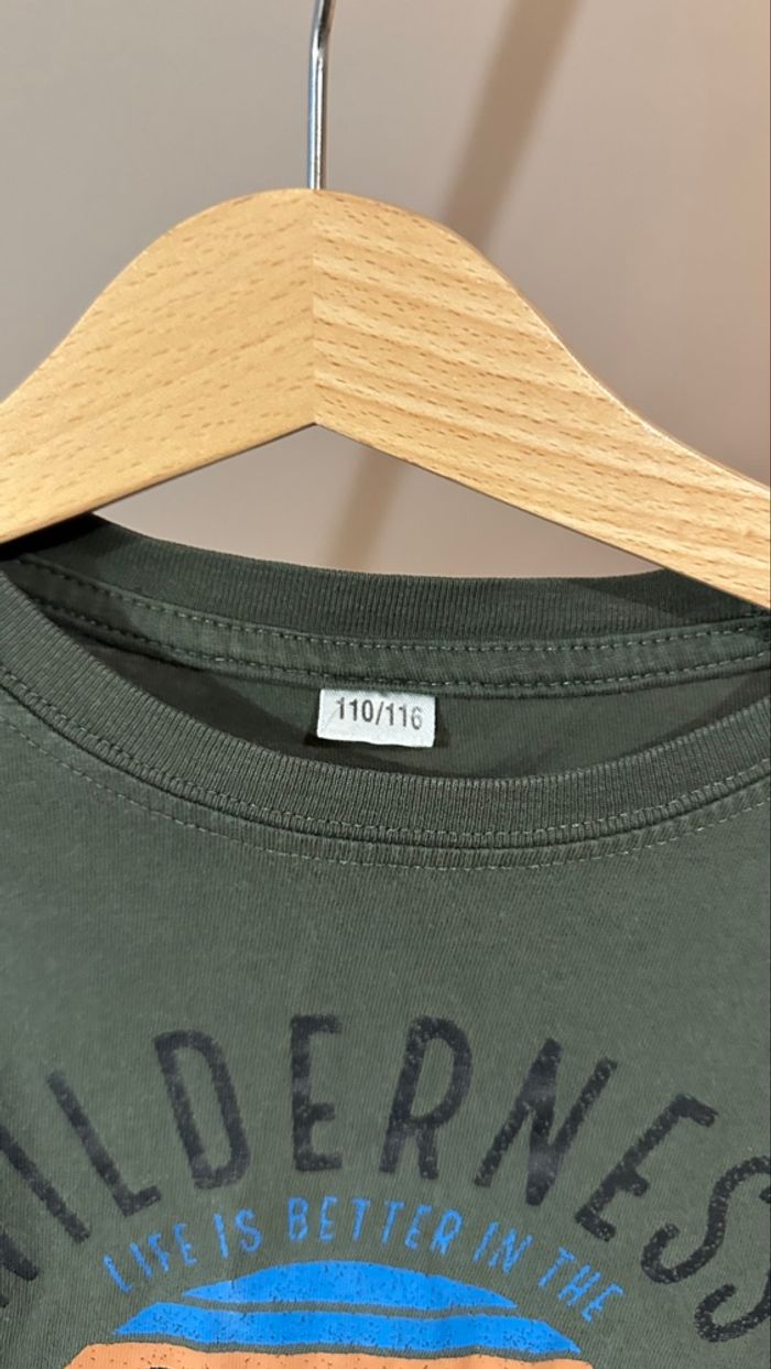 💜 Teeshirt manche longue sapin taille 5/6 ans 💜 - photo numéro 7