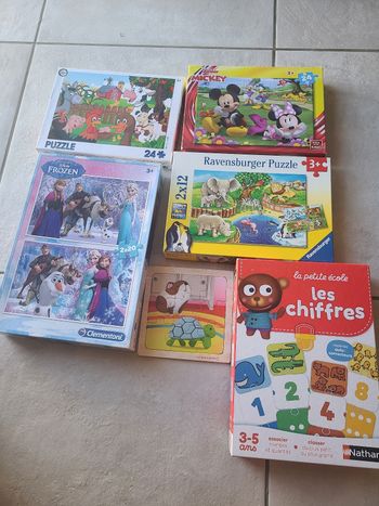 Lot de puzzle 3 ans et plus