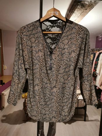 Blouse imprimé serpent