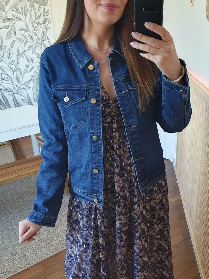 Veste en jean coupe oversize Marseille Taille XL - photo numéro 3