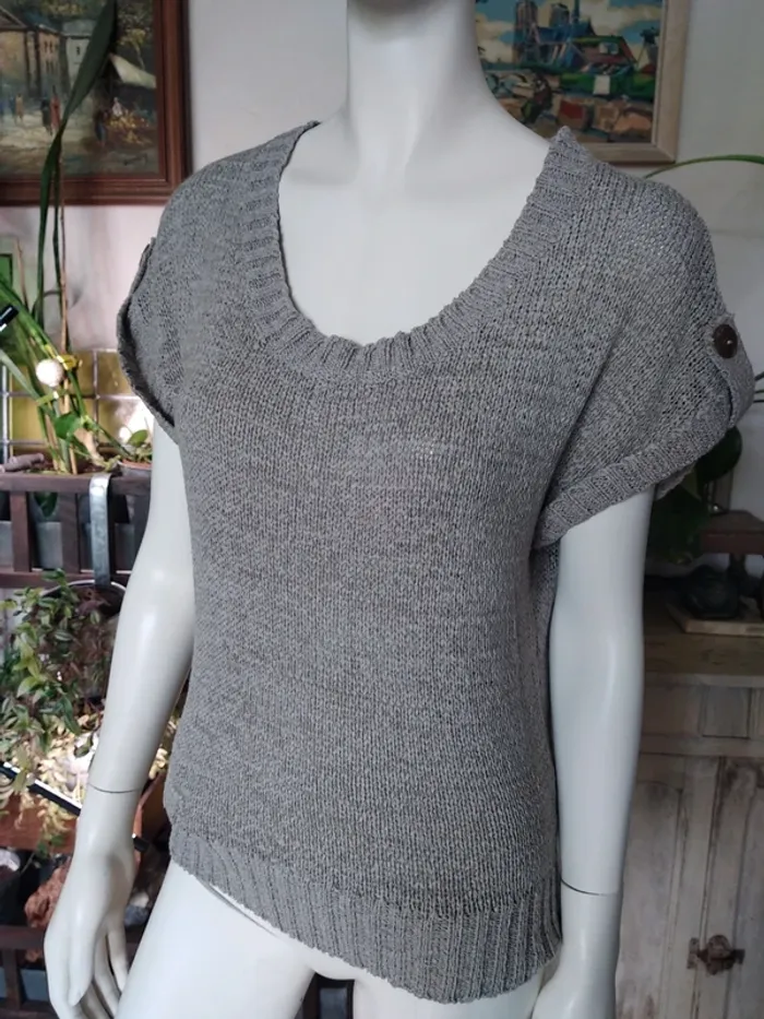 Pull top léger crochet printemps été bohème hippie country