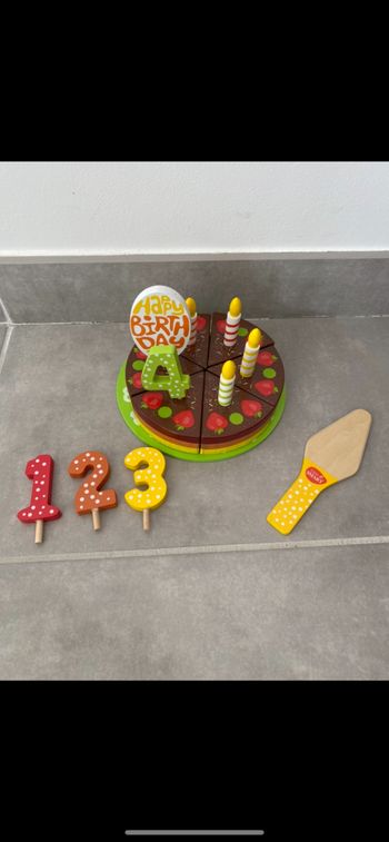 Gâteau en bois anniversaire