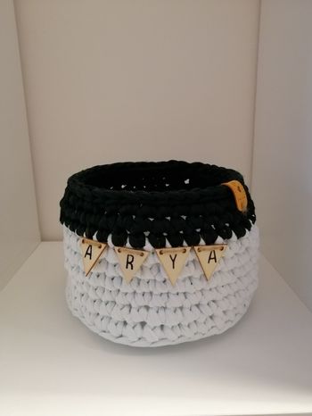 Panier décor prenom