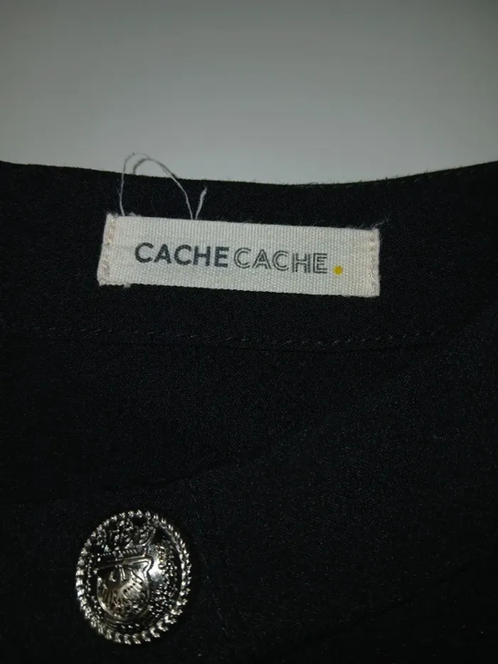 Short noir type officier cache cache - photo numéro 3