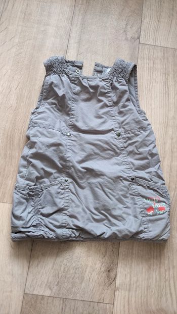 Robe chaude grise kitchoun 12 Mois