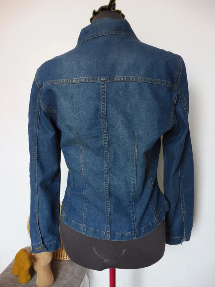 Veste femme jean bleue 123 Taille 40 - photo numéro 5
